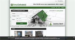 Desktop Screenshot of nuovecostruzioni.it